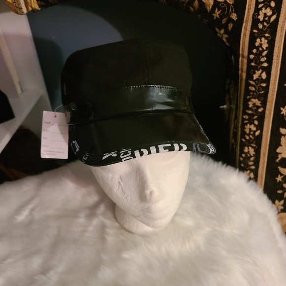 Unisex MILITARY STYLE FLAT TOP HAT - Picture 5 of 5